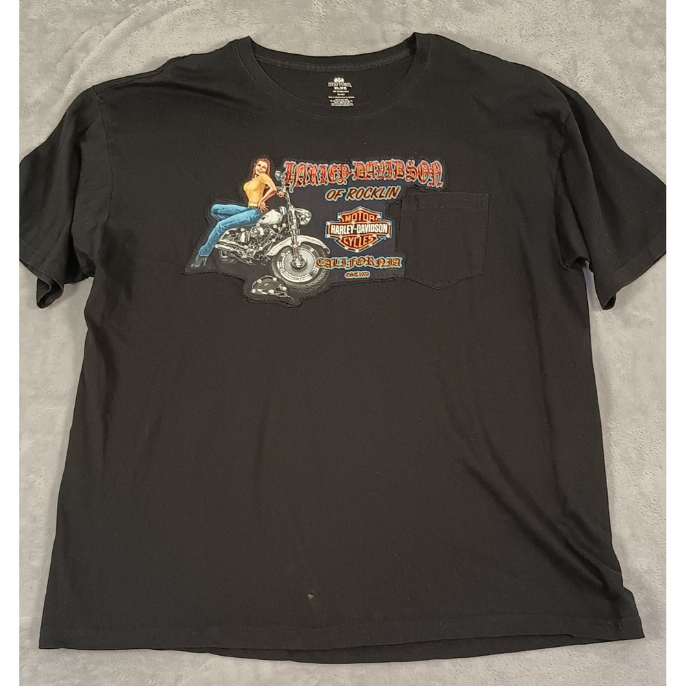 Harley-Davidson of Rocklin, California pocket t-shirt, size XL